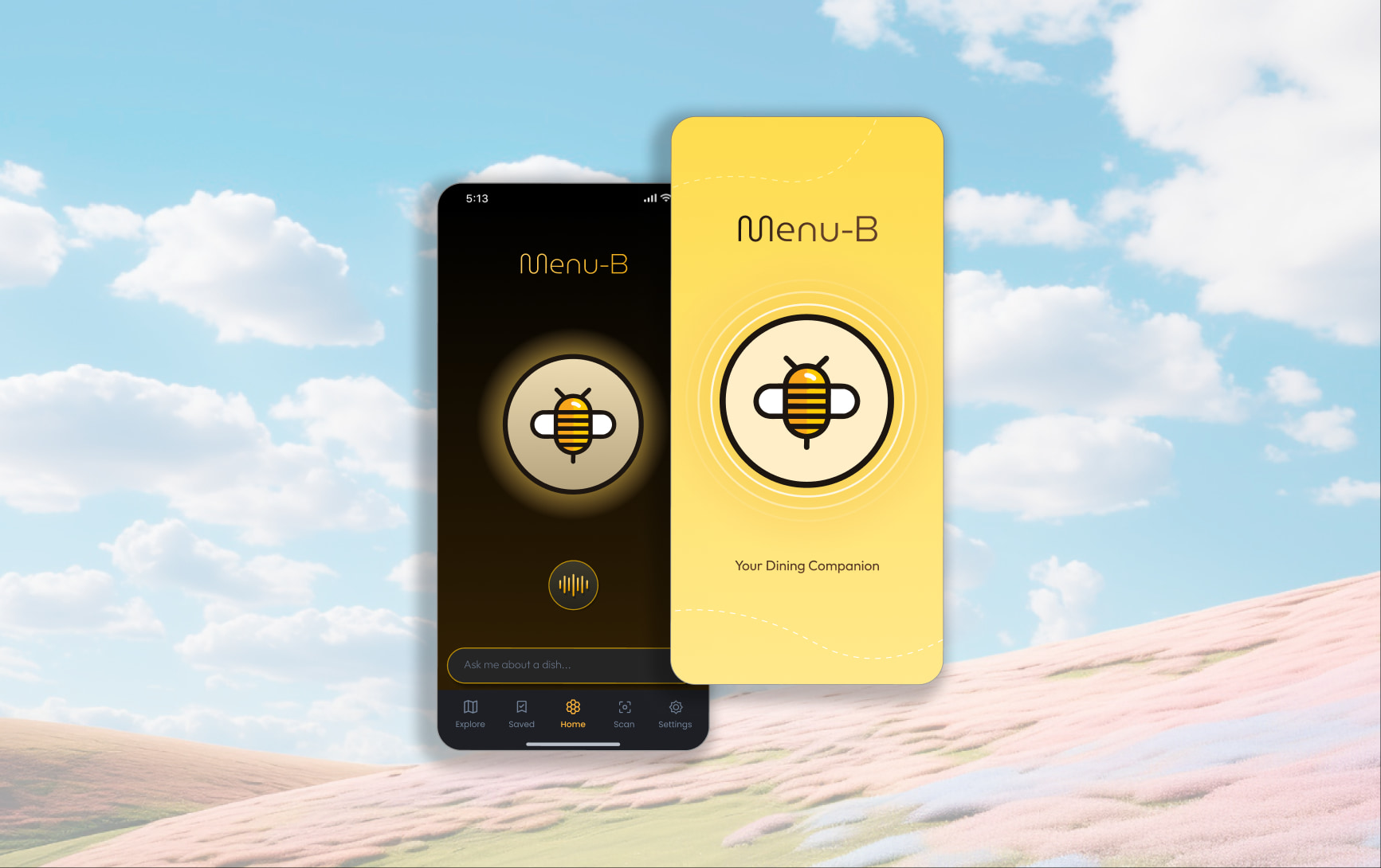 Menu-B AI brand and case study visual